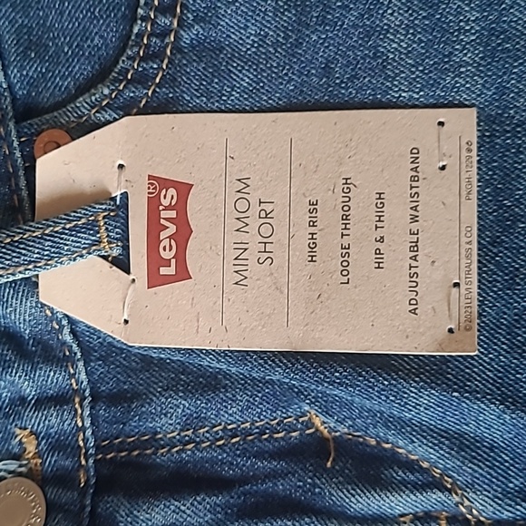 Levi's Girl Shorts, Blue - Picture 6 of 9